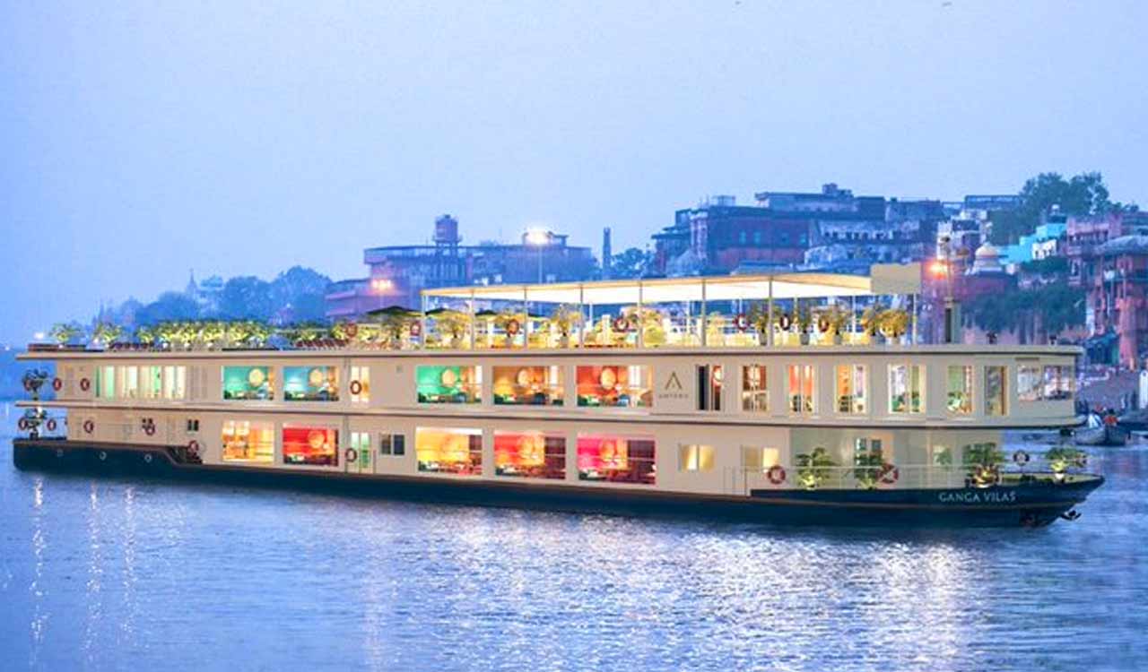 Modi flags off MV Ganga Vilas cruise, terms it ‘amalgam’ of ancient & modern