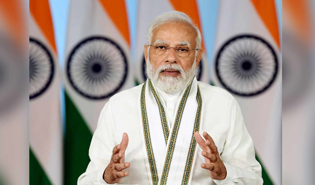PM lauds Jal Jeevan Mission for achieving target of 11 cr tap connections