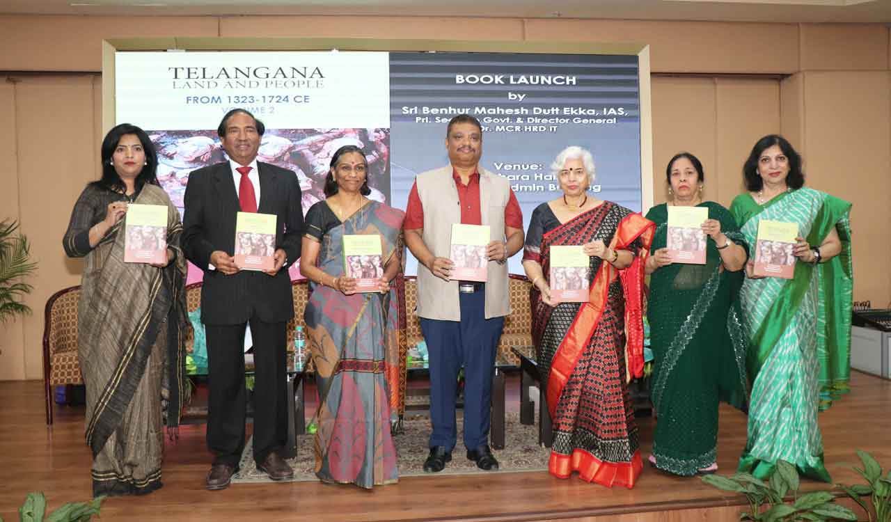 Hyderabad: Book titled ‘Telangana-Land & People Volume II’ released