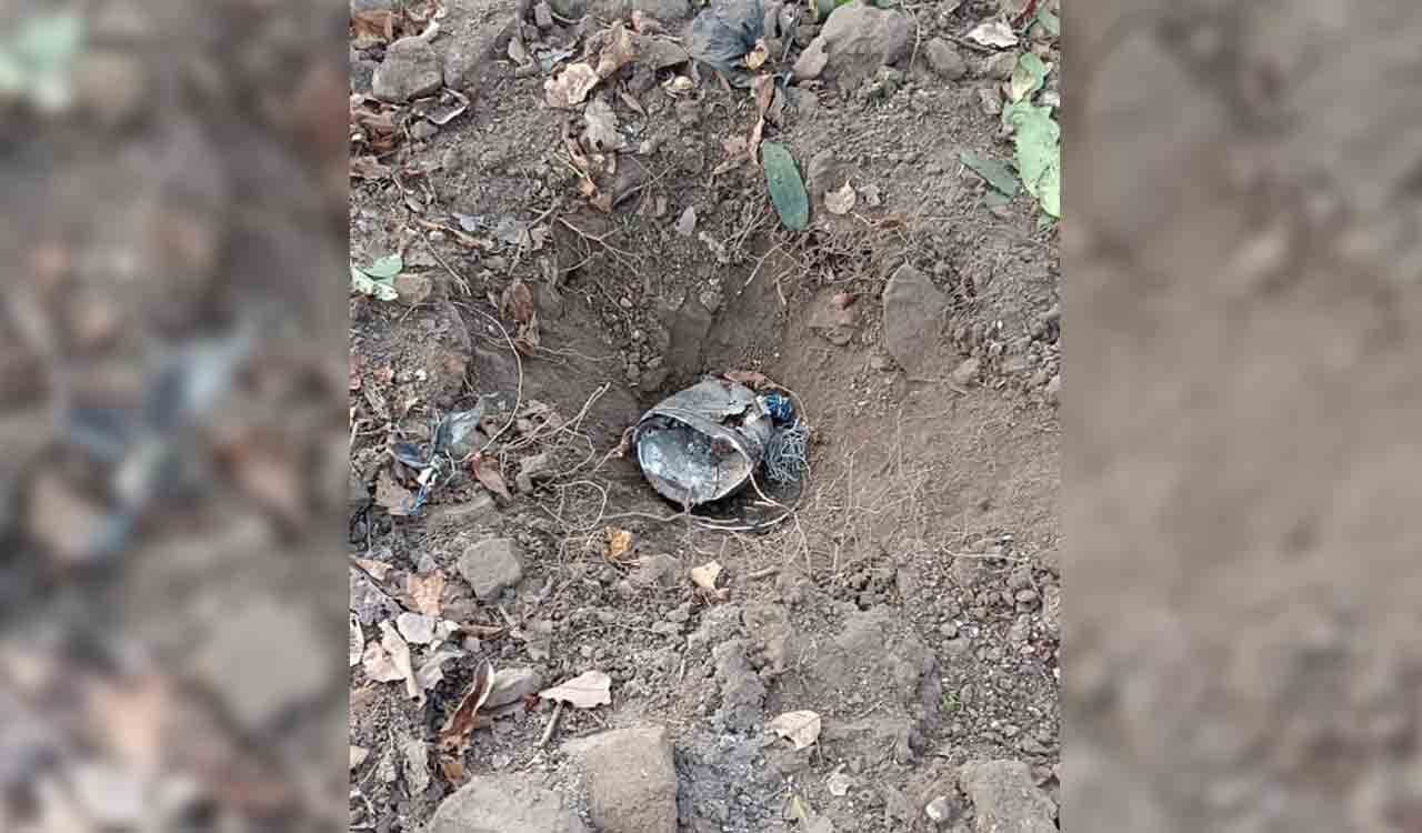 Police destroy pressure mine planted by Maoists in Cherla