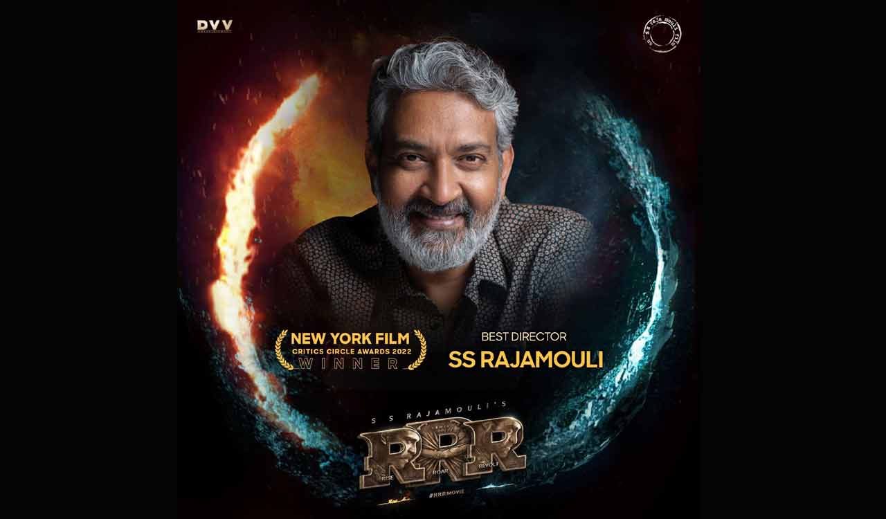 Rajamouli thanks NY Film Critics Circle for recognising ‘small film from south of India’