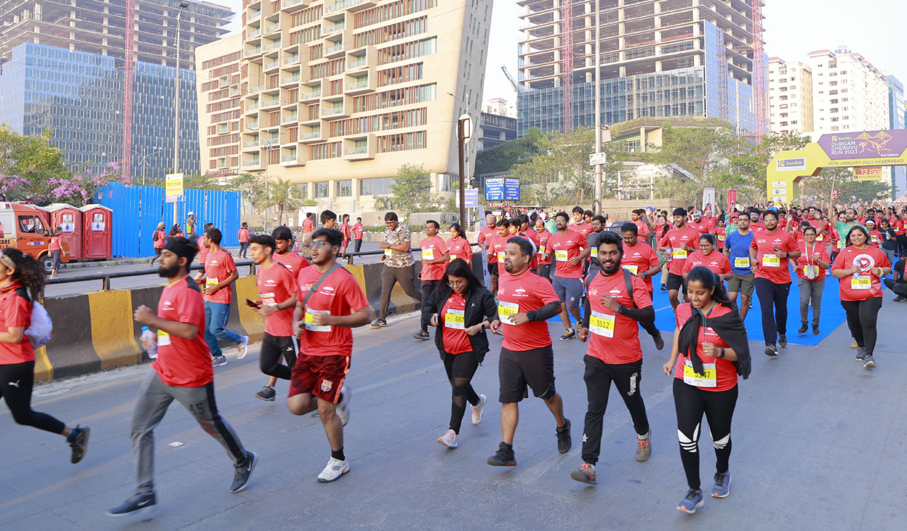 20 heart attack survivors from Hyderabad complete Durgam Cheruvu Run
