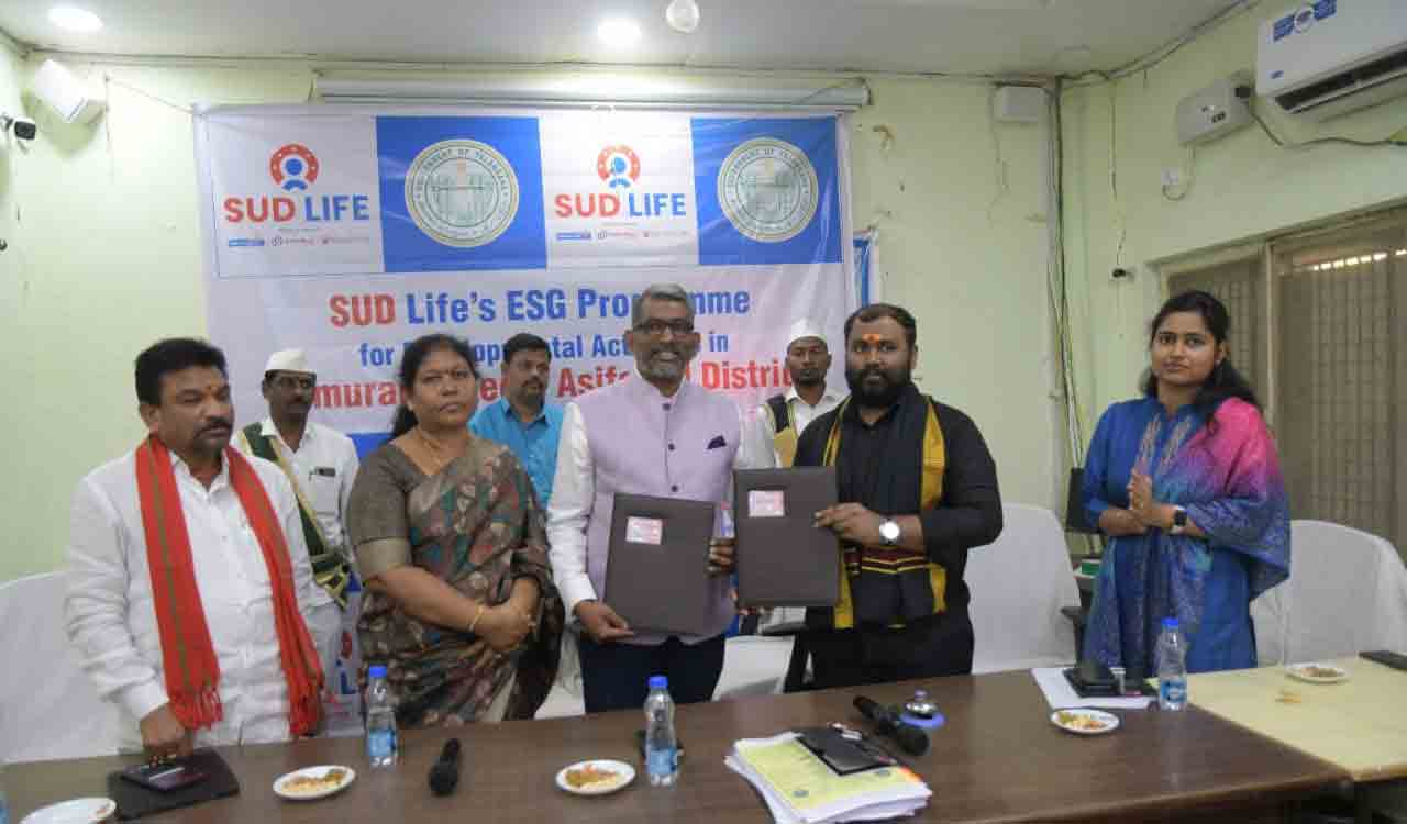 Insurance company to develop two villages in Asifabad