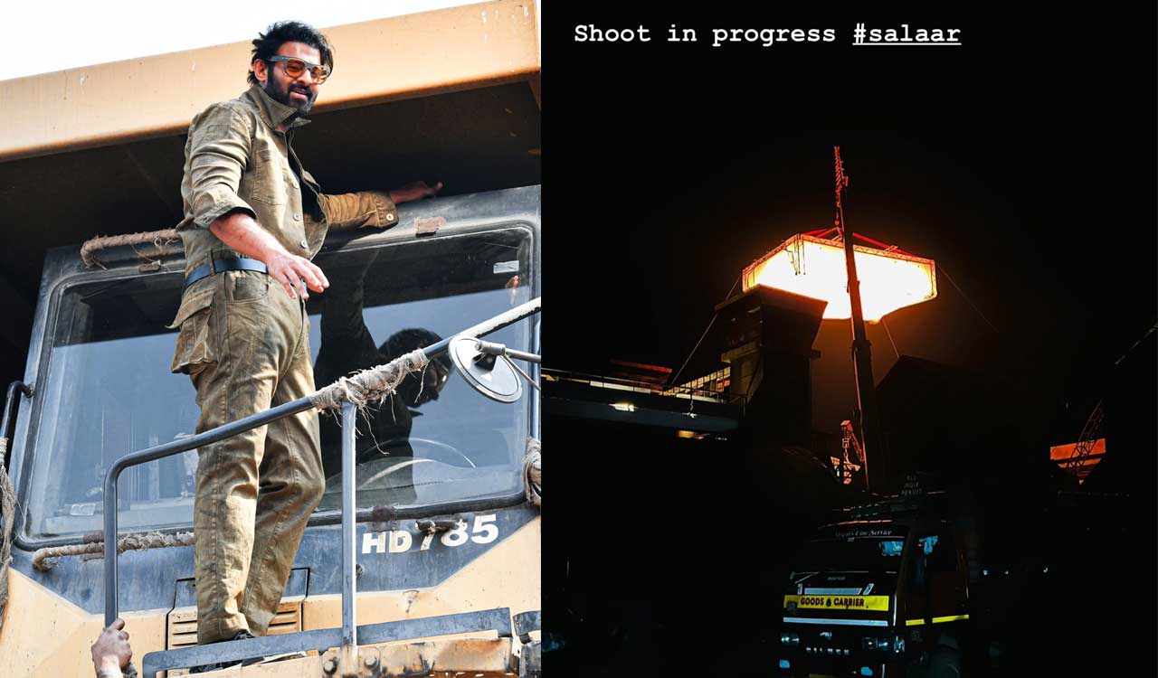 ‘Salaar’ makers drop night shoot pic, indicate Prabhas movie on track