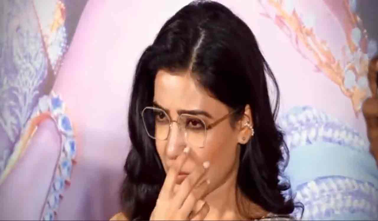 Samantha tears up at ‘Shaakuntalam’ trailer launch event