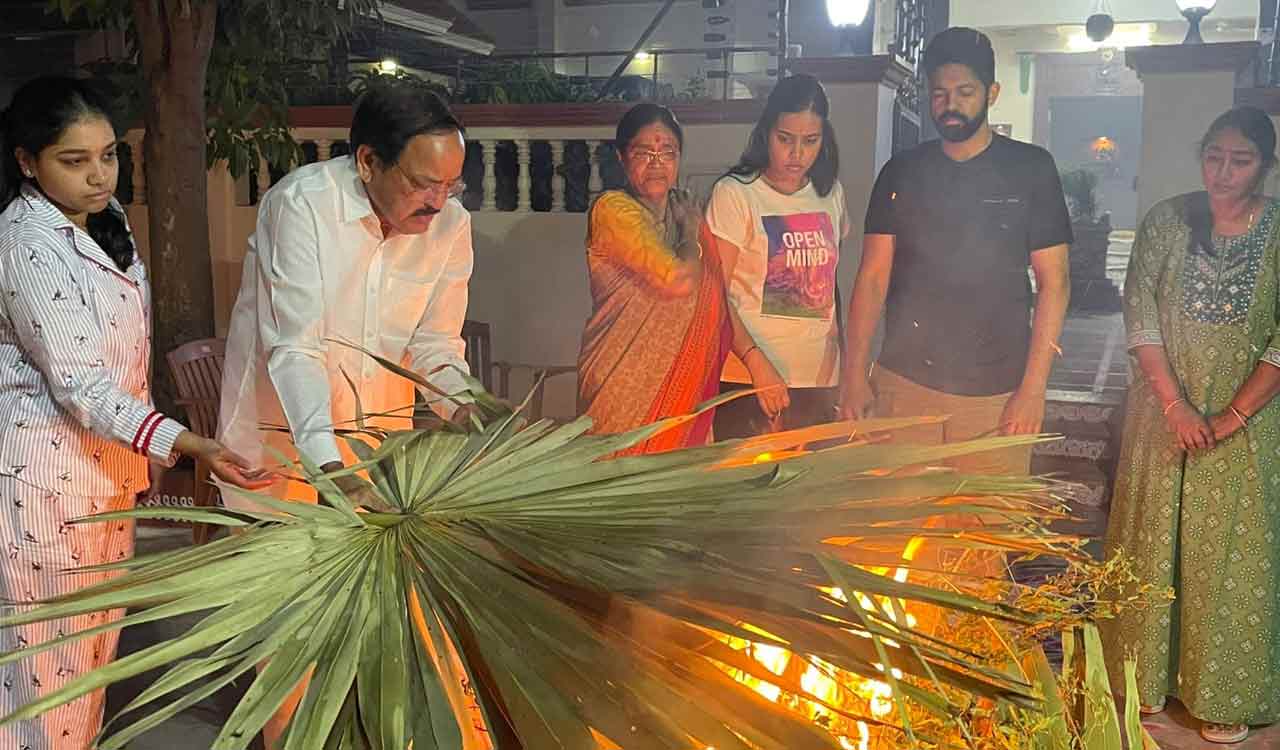 Sankranti begins with Bhogi in Telugu statesTelangana Today