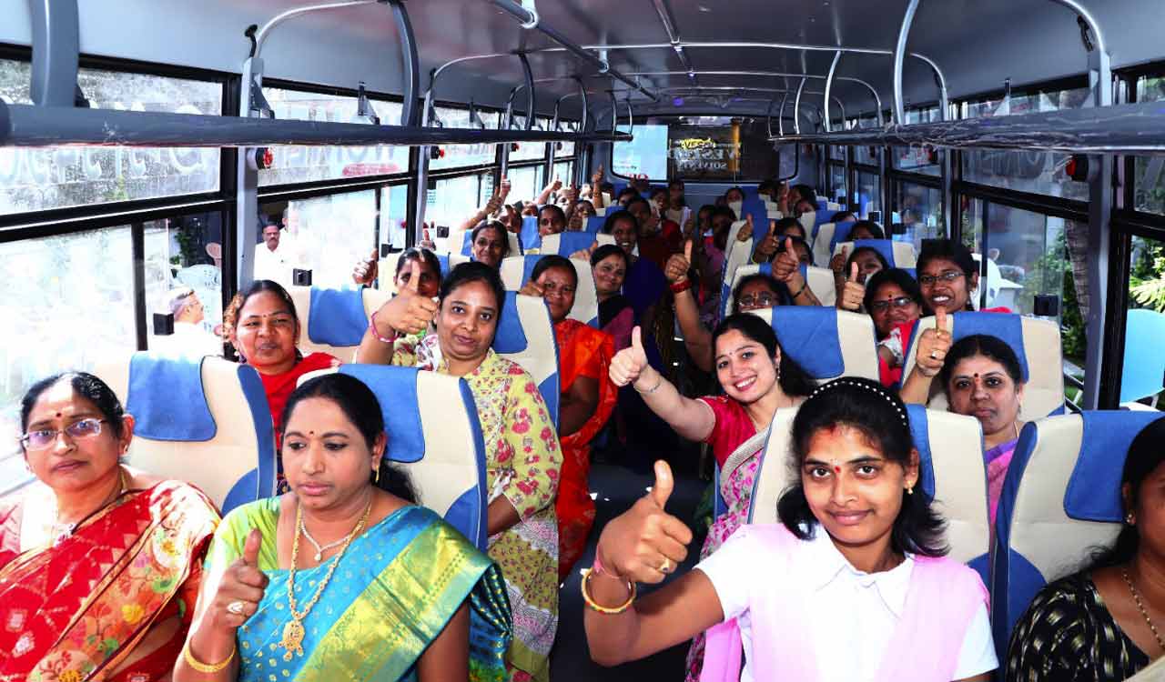 Hyderabad: She Shuttle bus service launched in Jeedimetla area