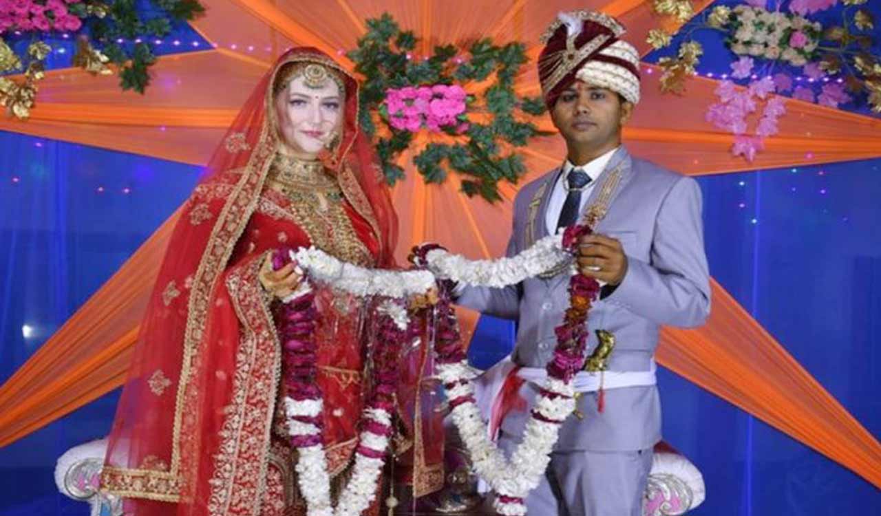 Swedish woman meets Indian man on Facebook, marries in UP