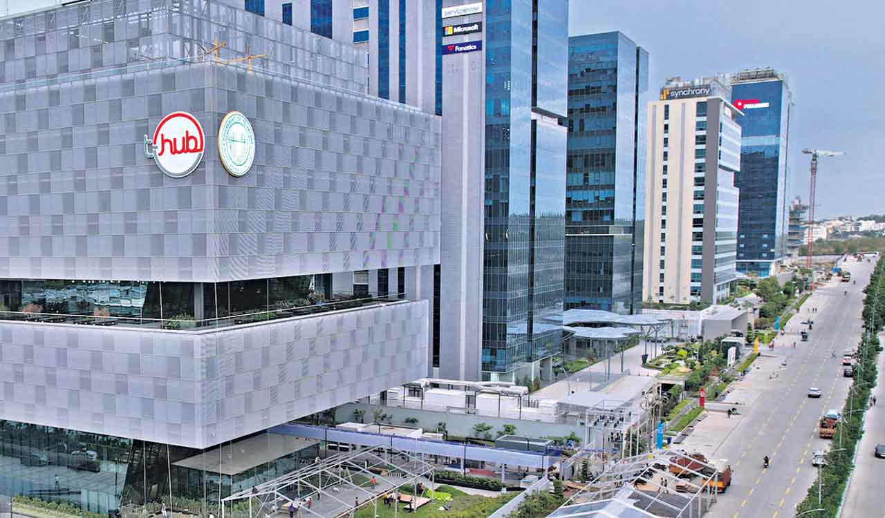 TSIIC officials request Minister KTR for new infra project to ease traffic near T-Hub