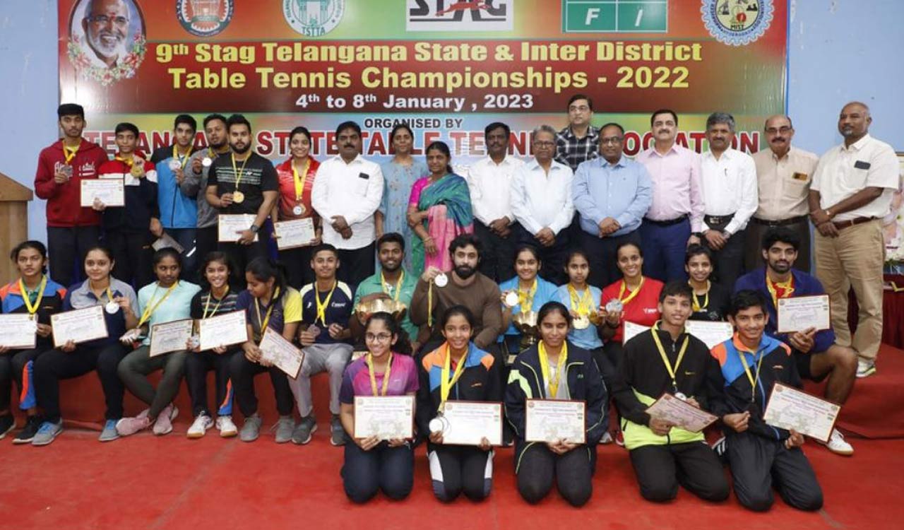 Varuni, Ali hog limelight at TS Inter-District Table Tennis Tournament
