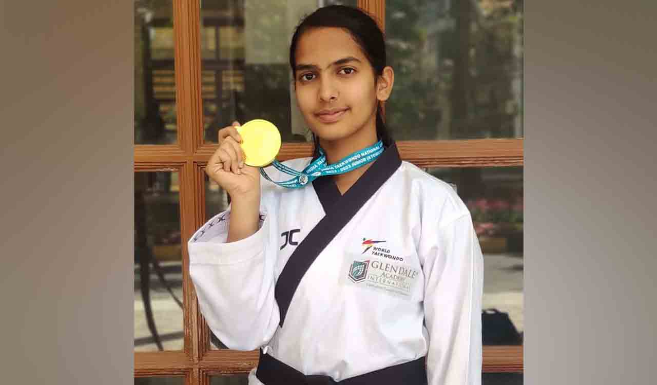 Hyderabad’s Maheen clinches gold at Taekwondo junior nationals