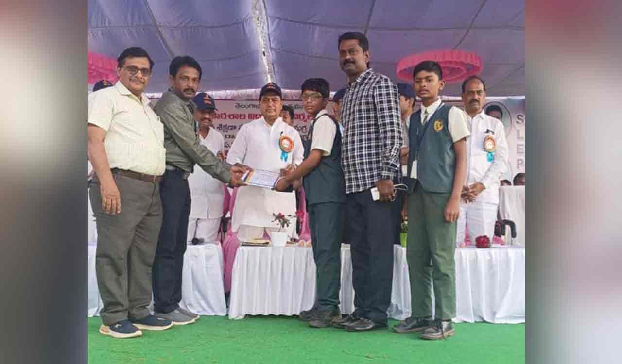 Telangana: Triveni student selected for South India science expo