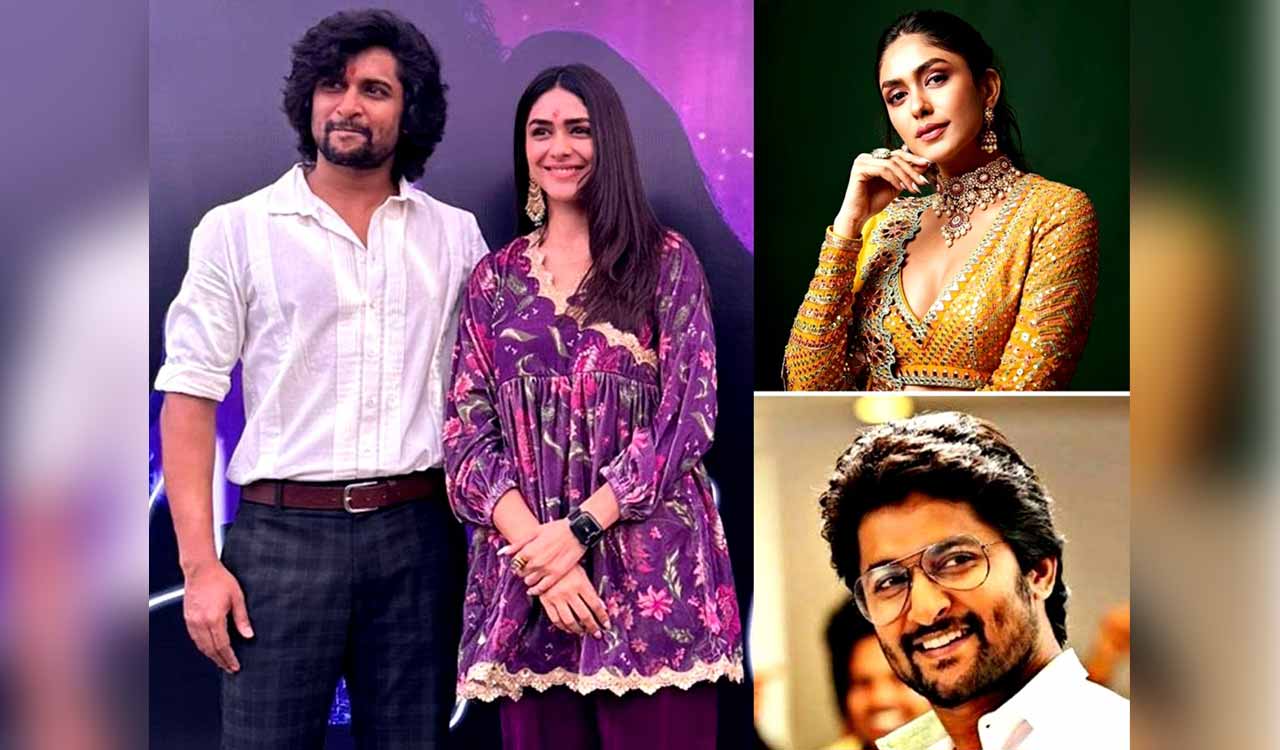 Mrunal, Nani commence shooting for their upcoming Telugu film