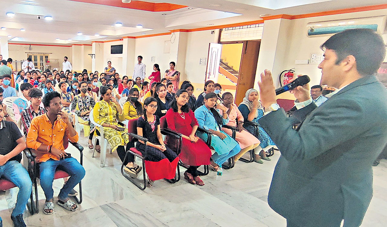 Seminar on study abroad organised at IIMC-Hyderabad