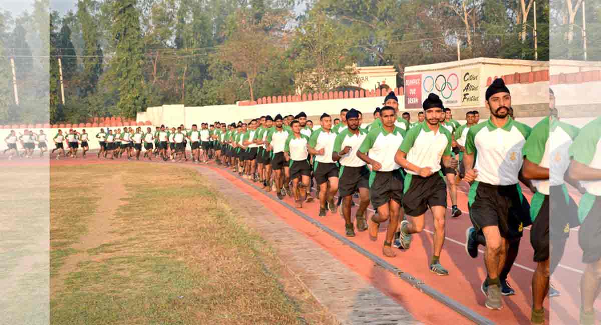 Agniveers participate in Army Day celebration