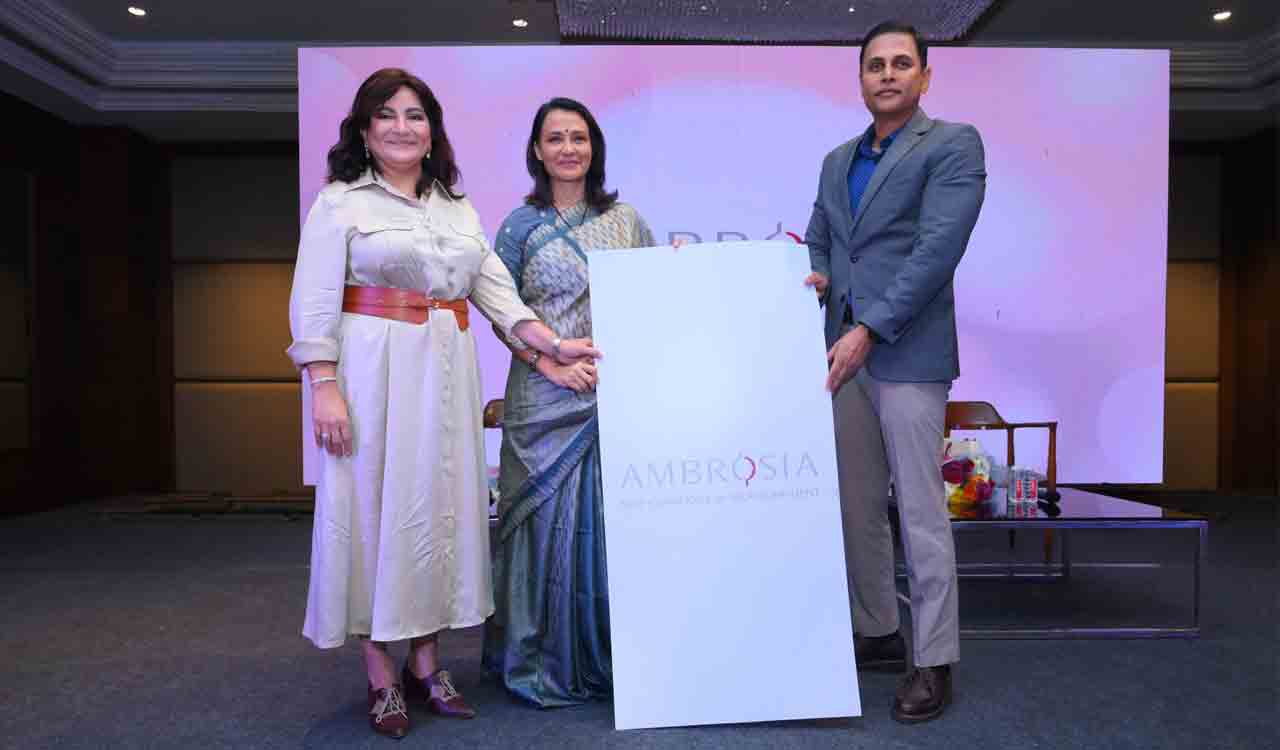 Amala Akkineni launches Ambrosia Clinic’s new logo