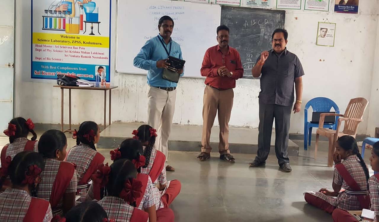 Khammam: India Literacy Project educates students on career planning