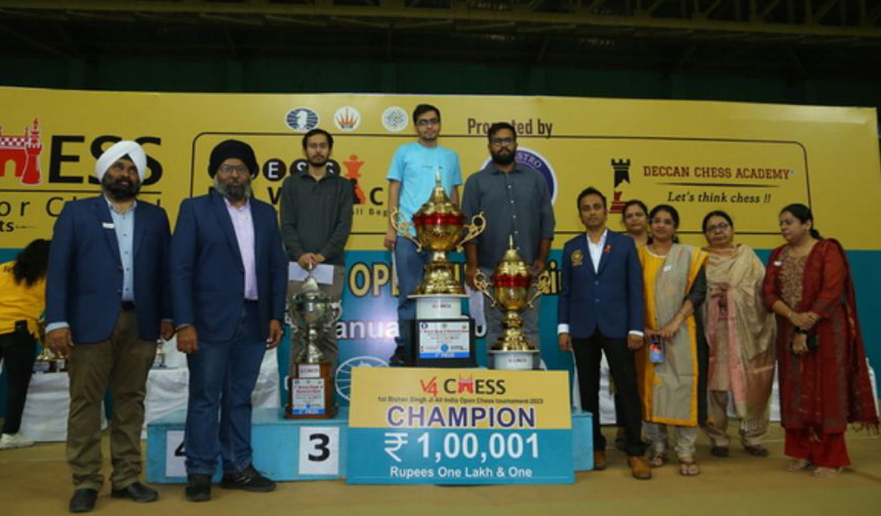 Kushagra Mohan emerges champion at All India Open Fide Rating Chess Tournament