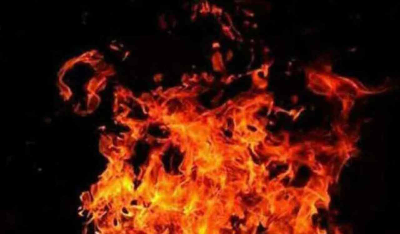 Hyderabad: Four cars damaged in fire accident at Nampally