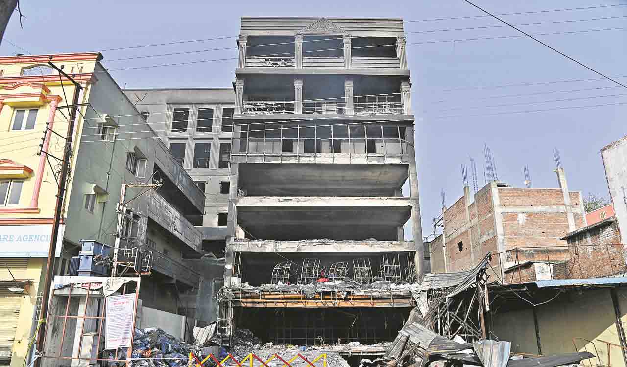 Fire mishap: GHMC drawing up plans to raze building