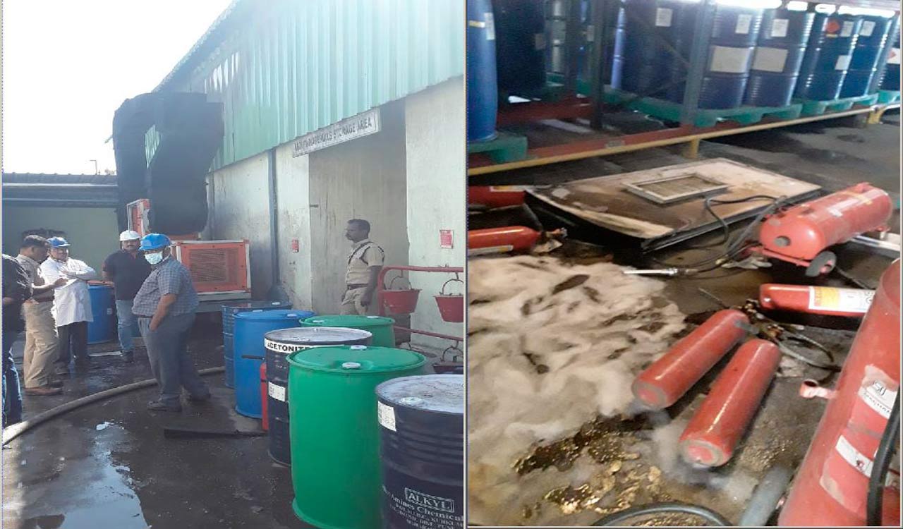 Three workers killed in industrial fire in Sangareddy