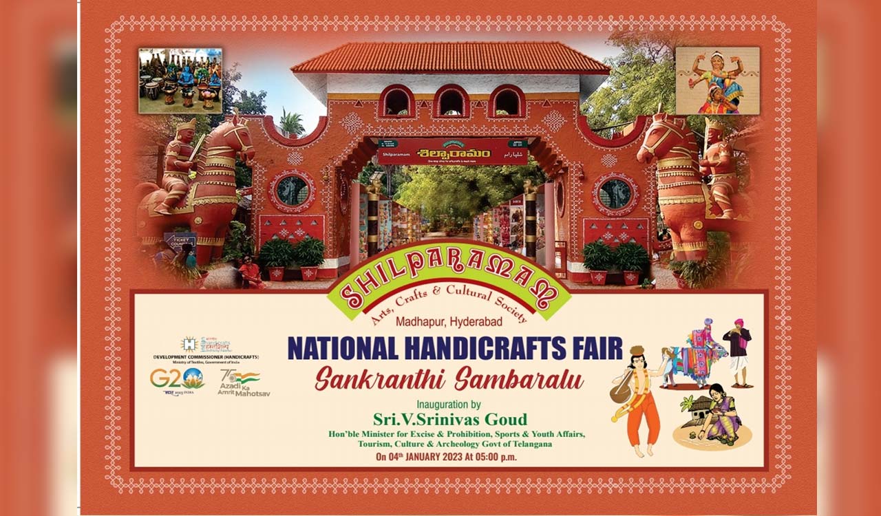 Hyderabad: National Handicrafts Fair at Shilparamam from Jan 4-18