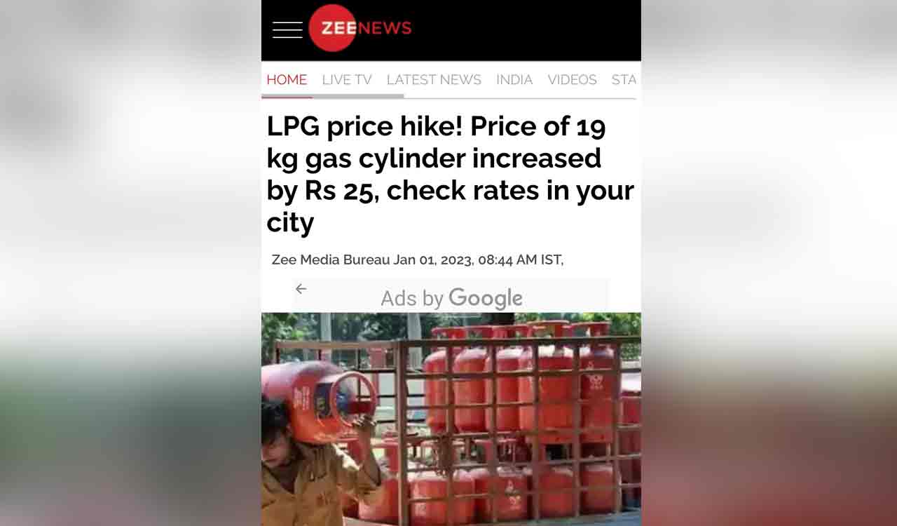 Twitterati thank Modi Ji for increasing LPG price as New Year gift