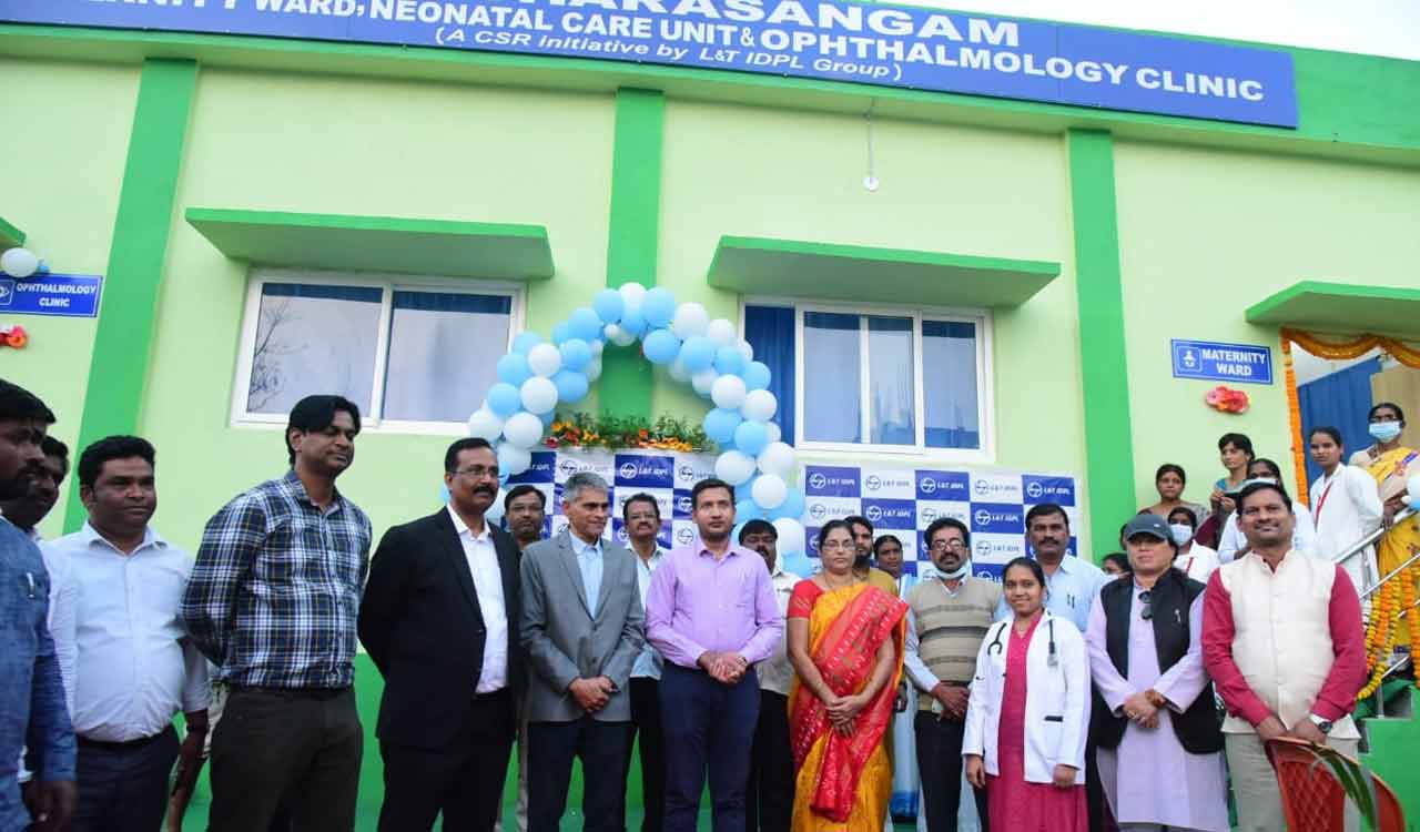 Sangareddy: L&T IDPL opens maternity ward cum neonatal care unit in Jharasangam PHC