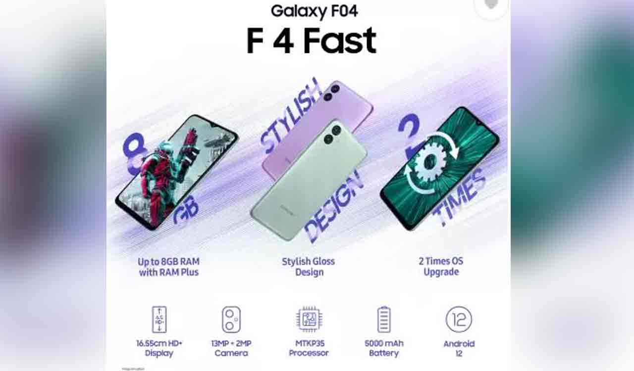 Samsung Galaxy F04 launched in India for Rs 7,499