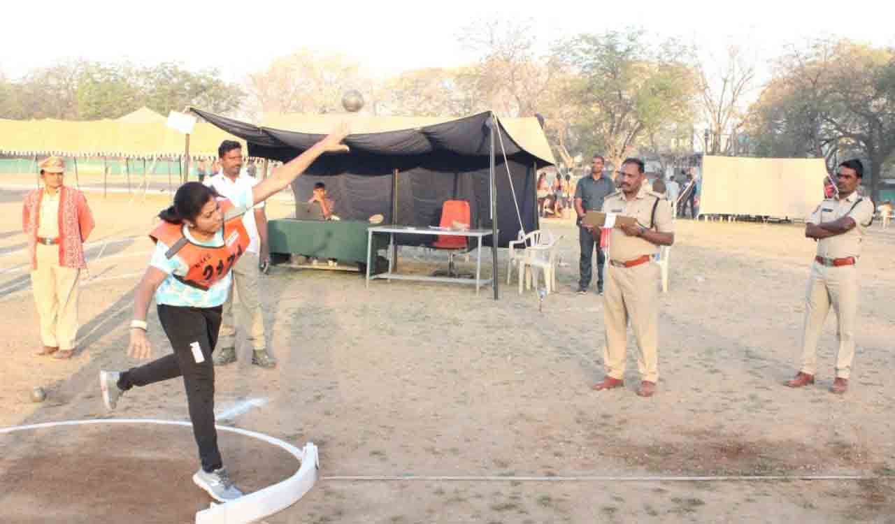 Police recruitment: 626 women candidates take physical efficiency test in Adilabad