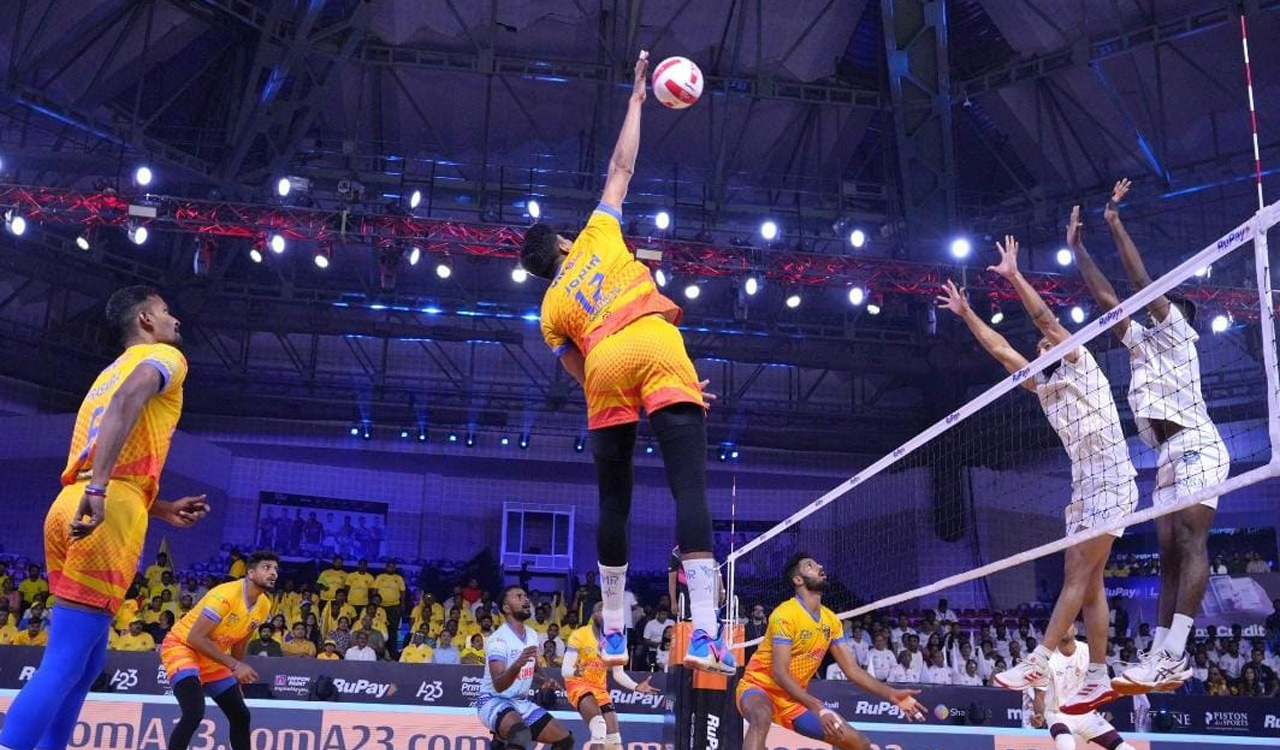 Prime Volleyball League: Ahmedabad Defenders blank Chennai Blitz