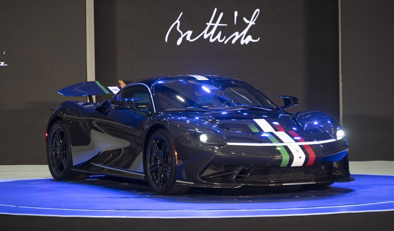 Mahindra-owned Automobili Pininfarina unveils Battista in Hyderabad