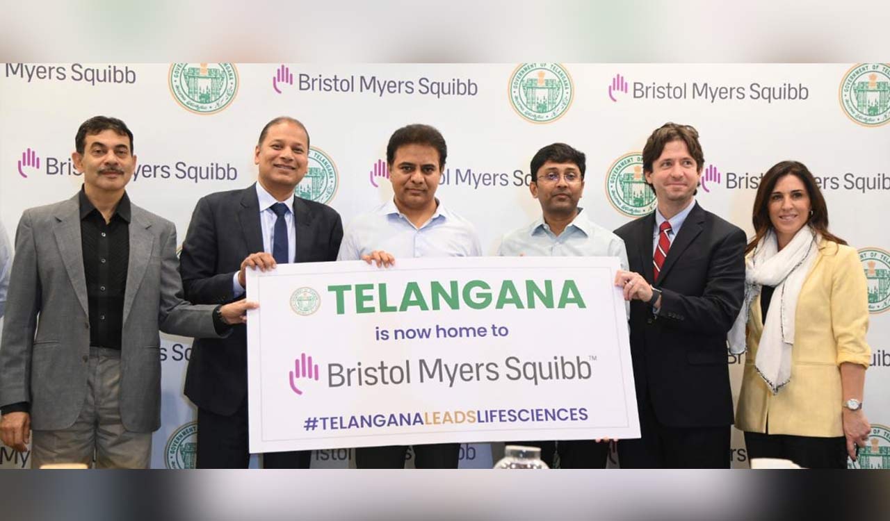 Bristol Myers Squibb To Establish Facility In Hyderabad-Telangana Today