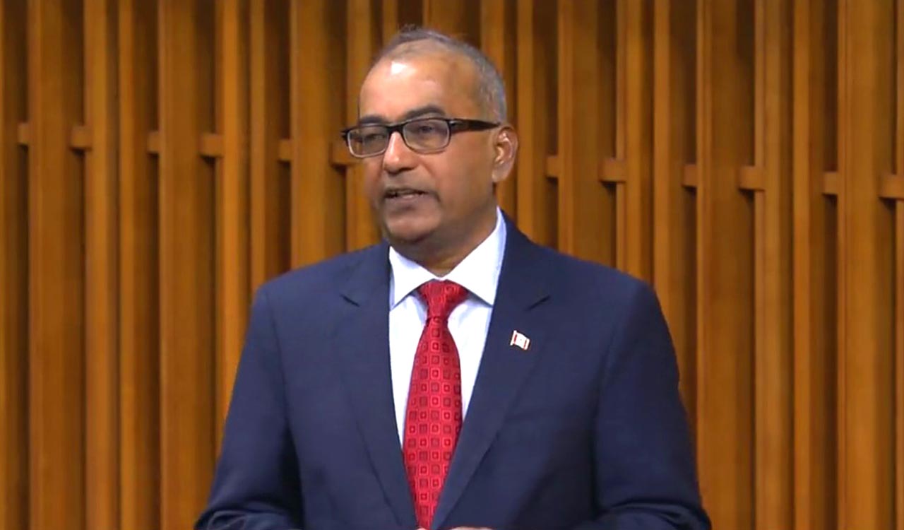 Canadian MP Chandra Arya condemns defacing of Ram Mandir in Mississauga