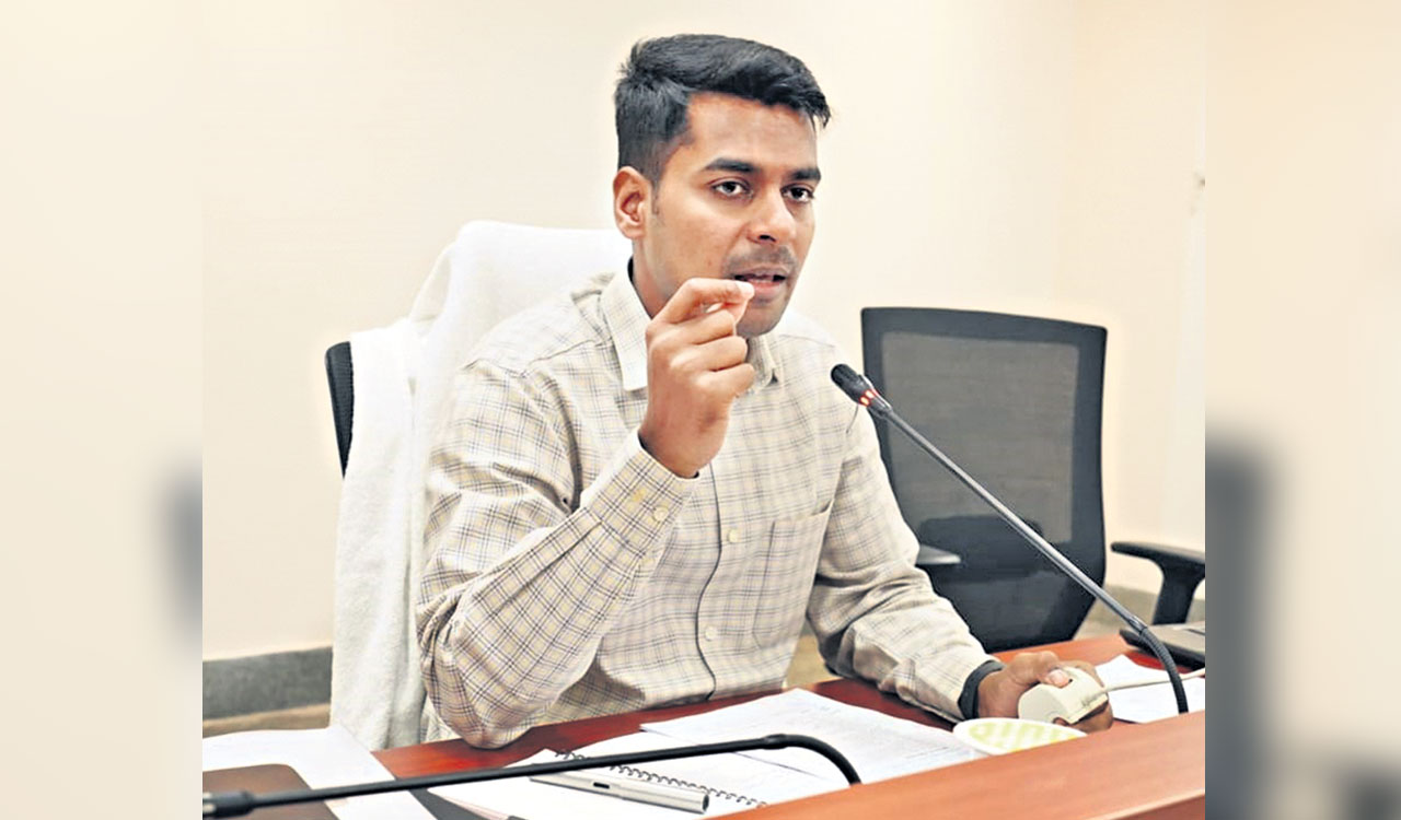 Kothagudem Collector reviews arrangements for Sri Rama Navami at Bhadradri