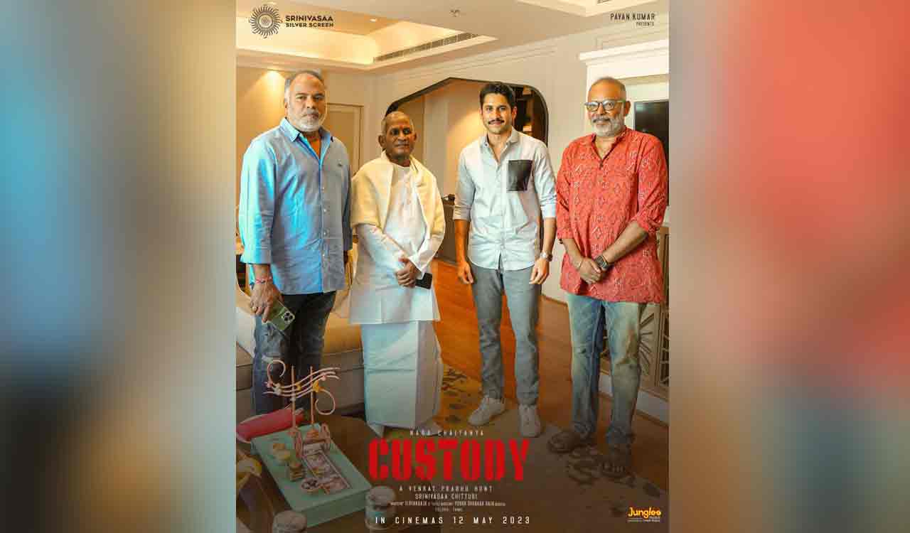‘Custody’ movie team meets legendary maestro Ilaiyaraaja
