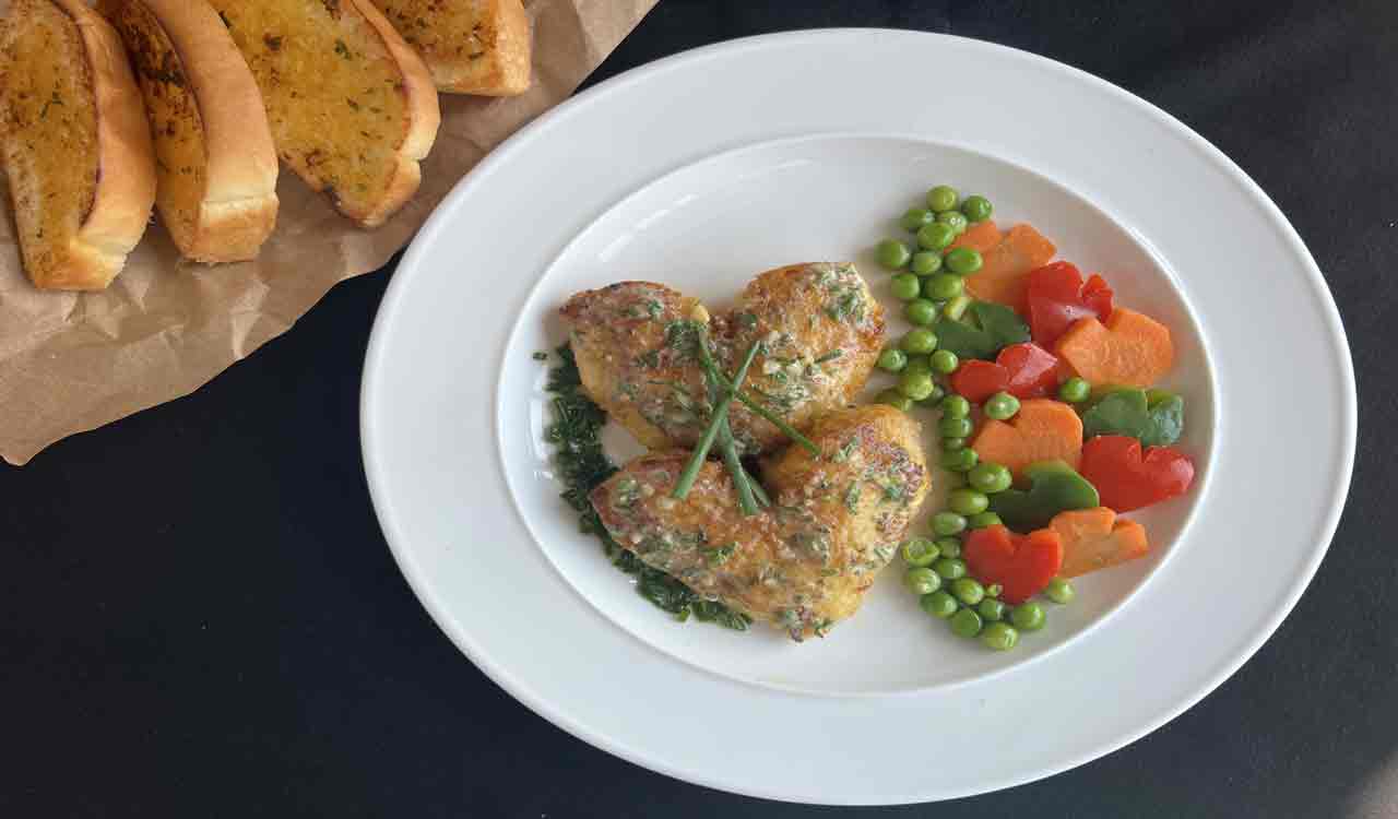 Try ‘Grilled Tilapia with lemon butter sauce and sauteed veggies’ this Valentine’s Day