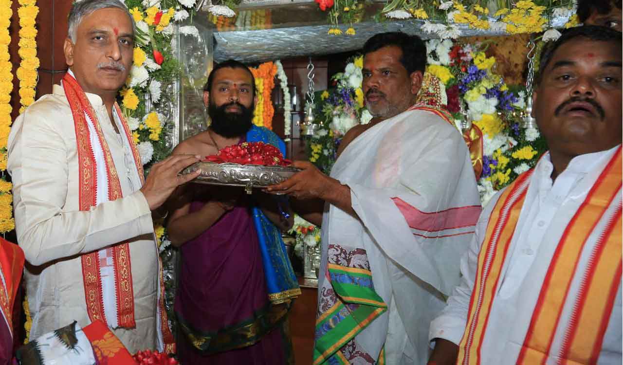 Edupayala to be developed into spiritual tourist destination: Harish Rao