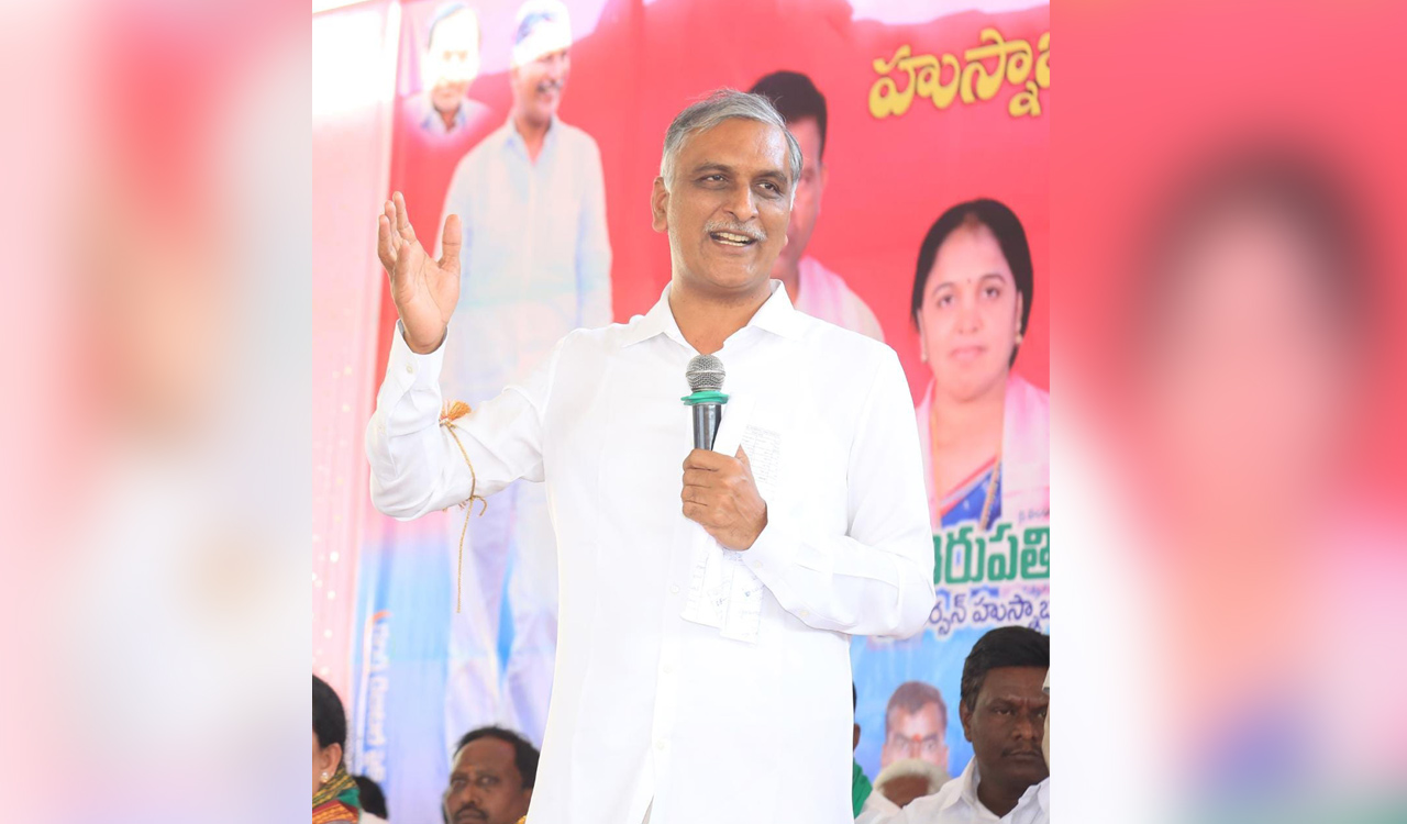 Some trying to create hurdles in completing Gouravelly reservoir: Harish Rao