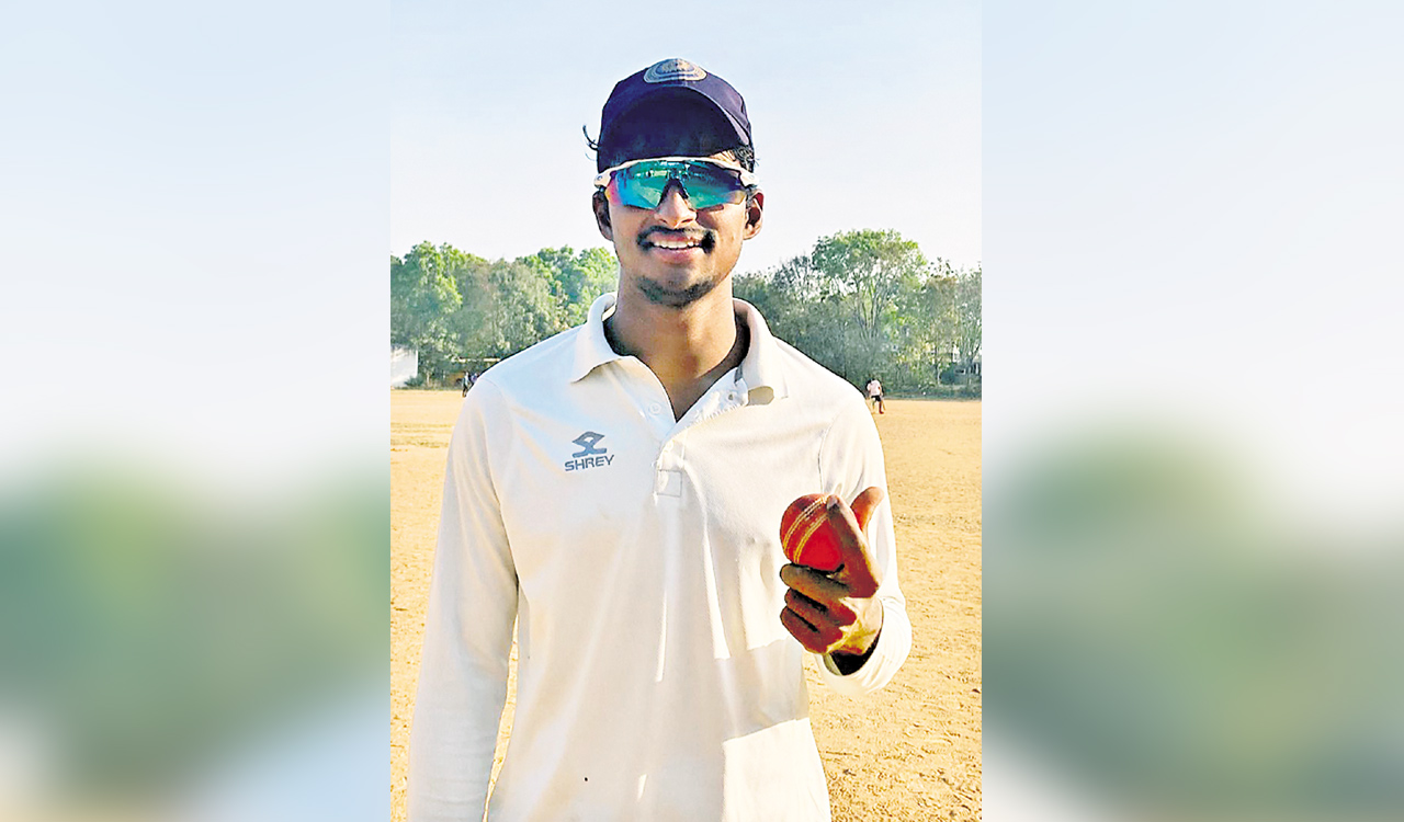 Rahul takes four-wicket haul at Inter-University Cricket Tournament