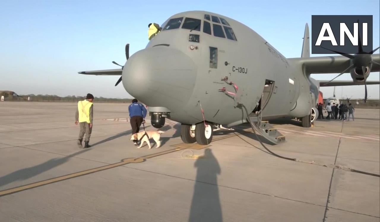 IAF plane carrying Army officials, medical specialists takes off for earthquake-hit Turkey