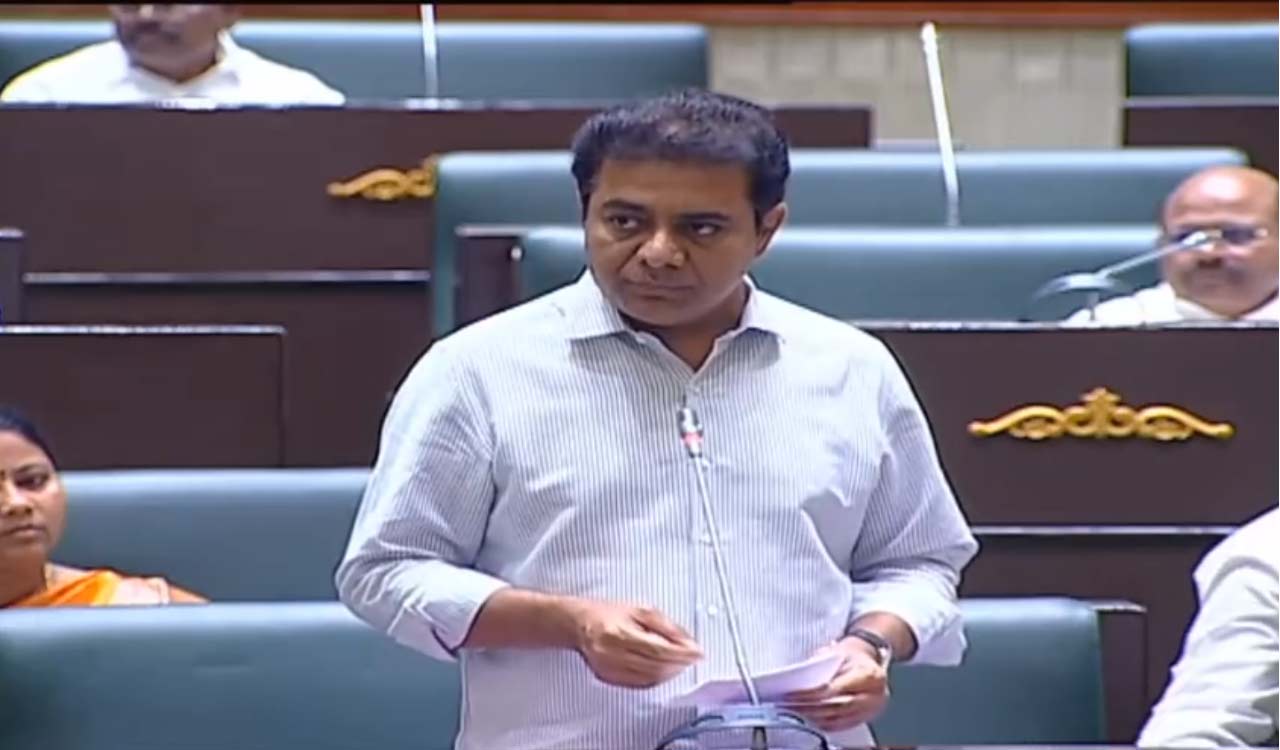 KTR makes light of Bhatti’s claim of Congress coming to power-Telangana ...