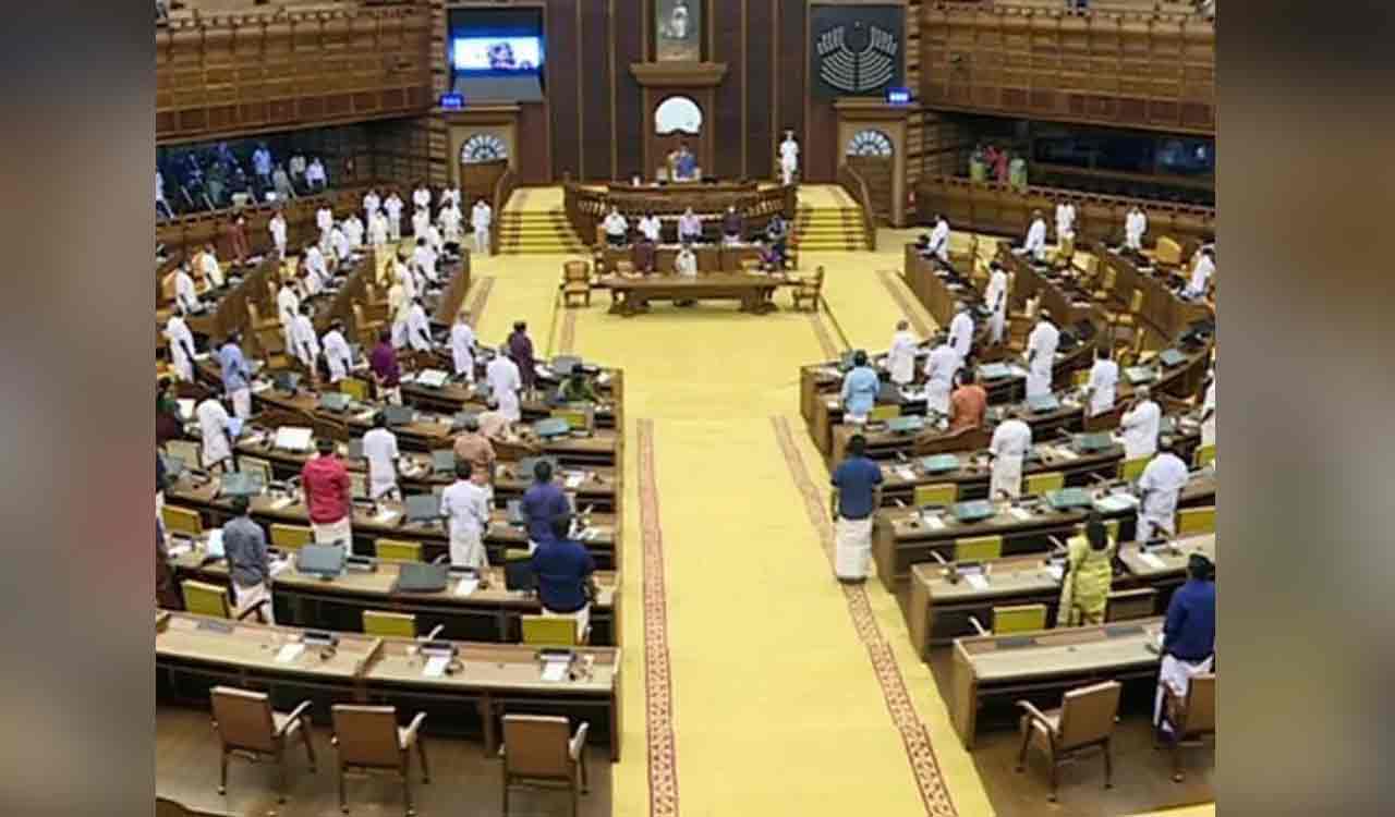 Chaos Rules Kerala Assembly Over Life Mission Case-Telangana Today