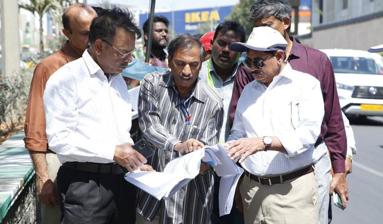 Hyderabad Airport Metro: HAML officials inspect proposed alignment