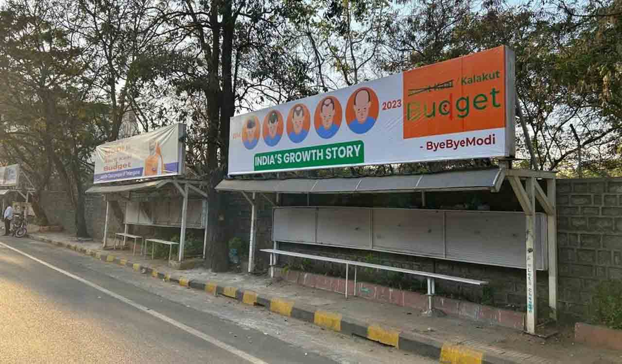 Poster war ahead of Modi’s visit to Hyderabad