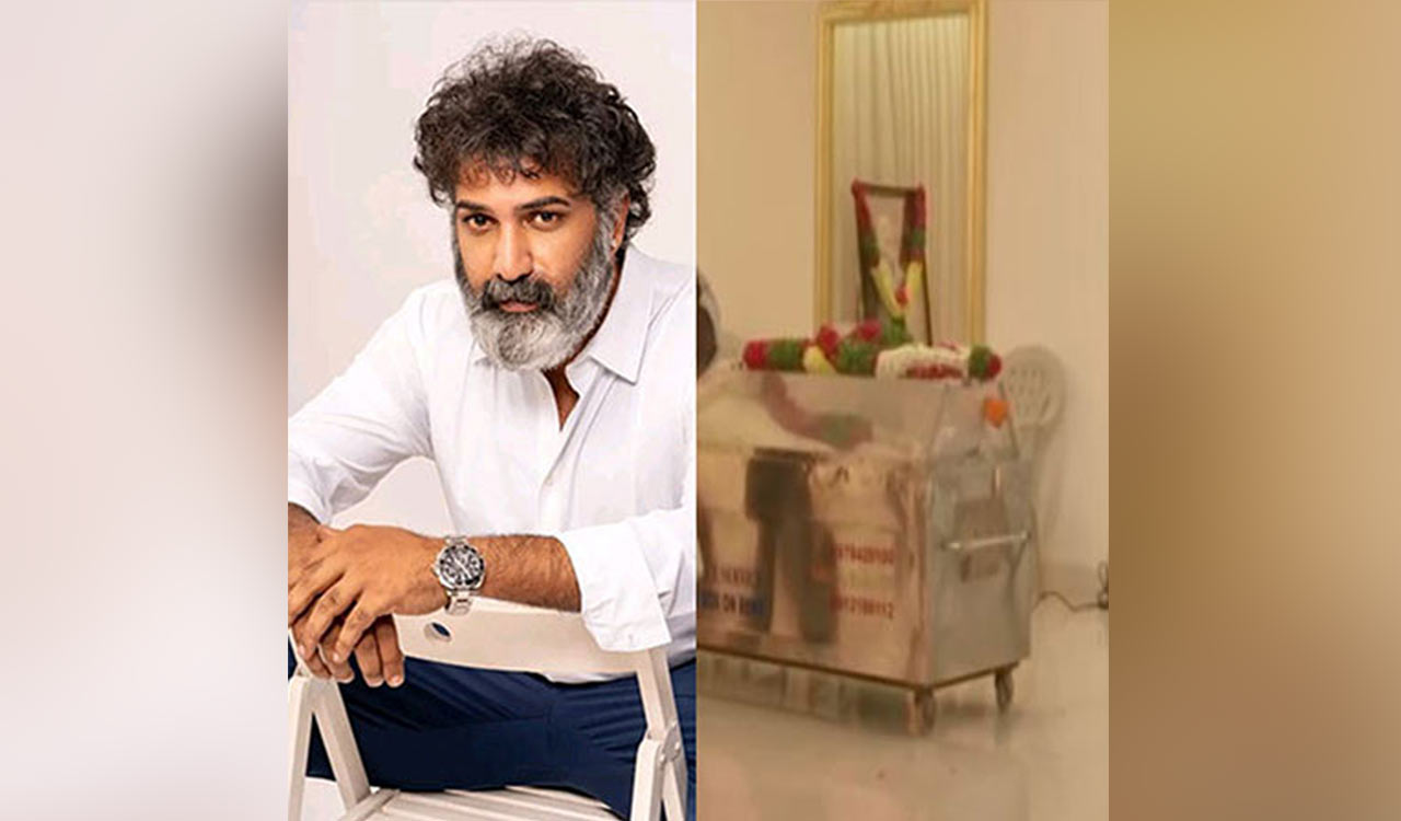 Mortal remains of actor Nandamuri Taraka Ratna arrive at his Mokila residence