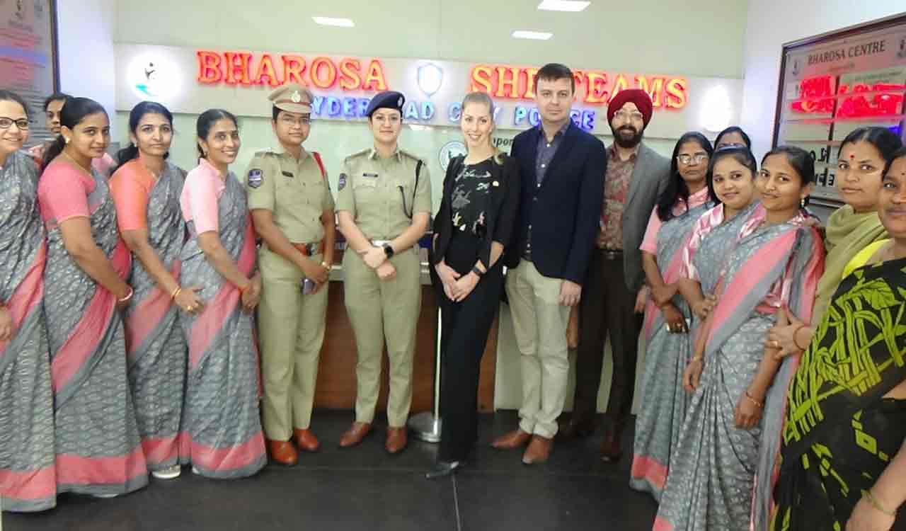Delegates from Canada visit Hyderabad Police Commissionerate, TSPICCC