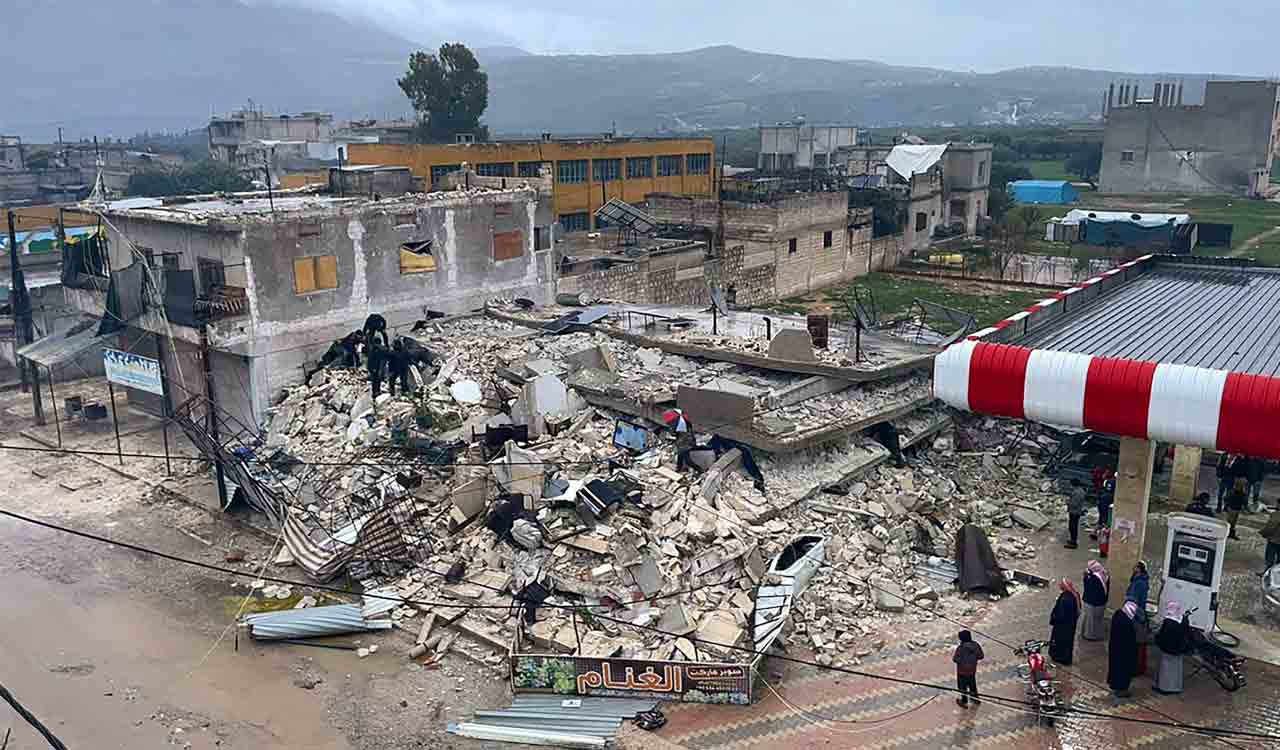 Powerful quake rocks Turkey and Syria, kills more than 2,600