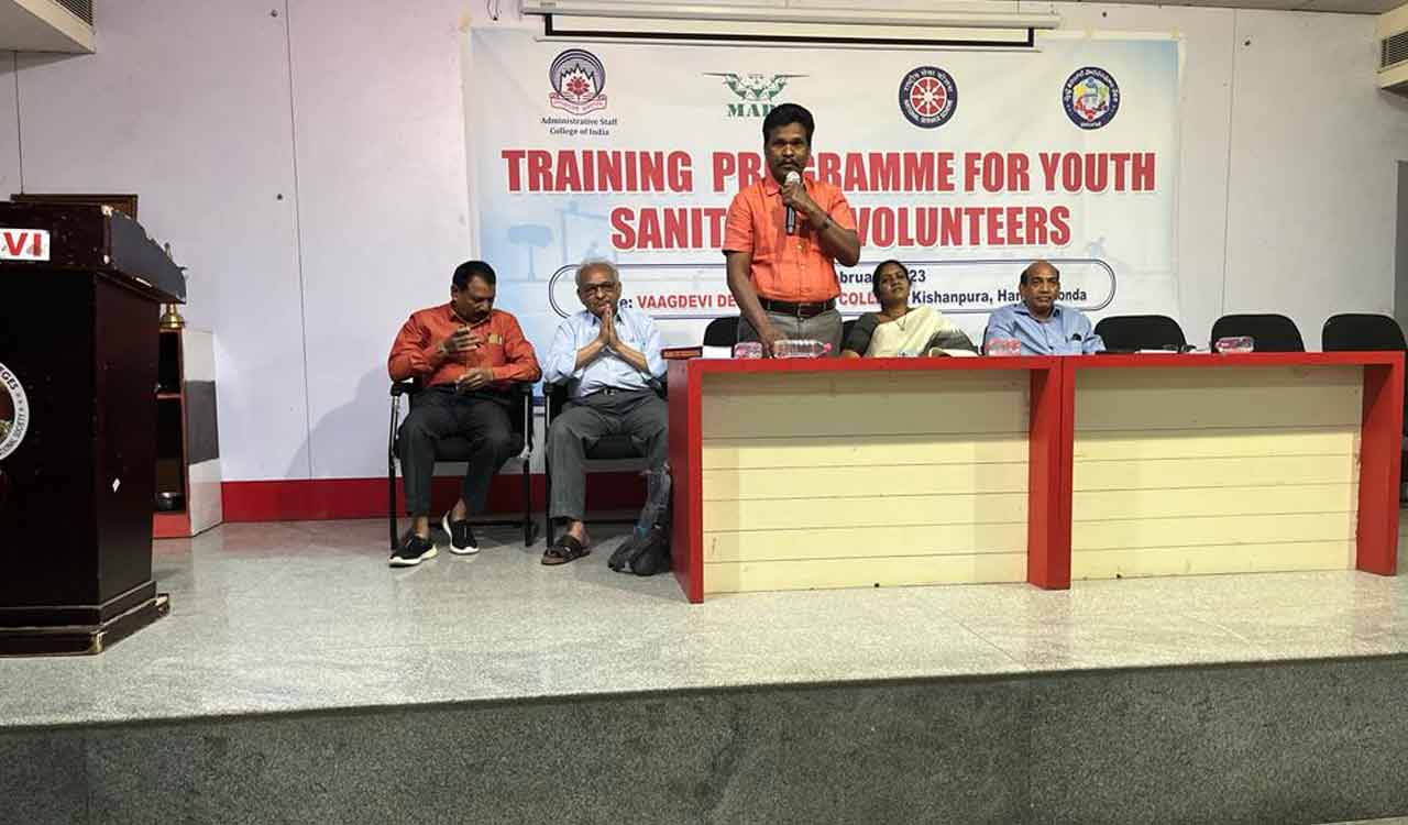 Hanamkonda: One-day training programme held for youth volunteers in sanitation management
