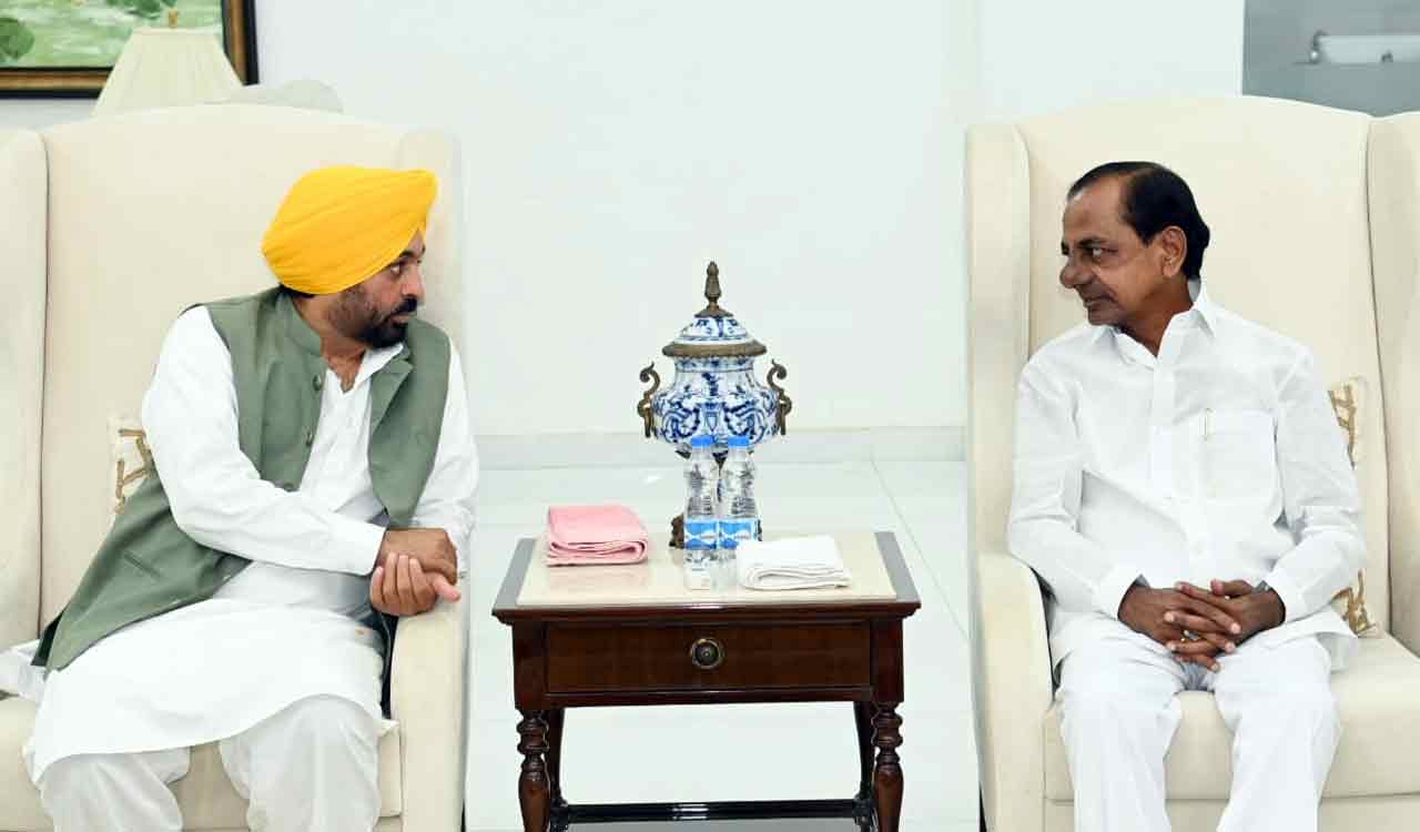 Punjab CM Bhagwant Singh Mann in Hyderabad to study Telangana’s irrigation reforms